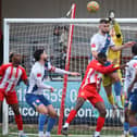 Action from Kettering Town's 2-1 defeat at Stourbridge on Saturday (Picture: Peter Short)