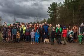 Campaigners organised a New Year's Eve bimble around the nature spot