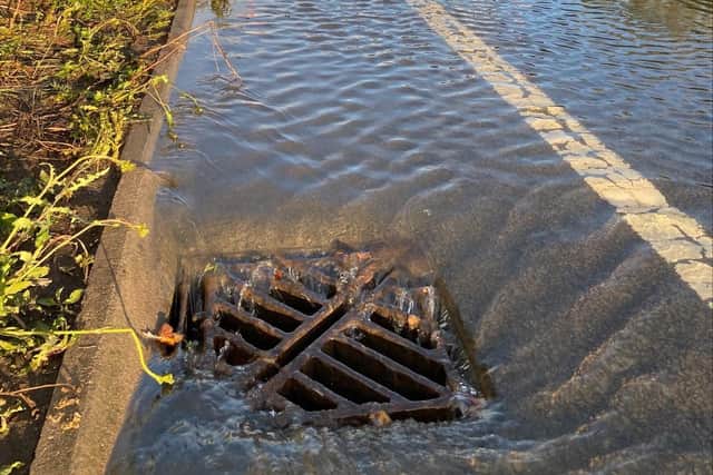 National Highways has cleared debris blocking drains on the A14 near Barton Seagrave
