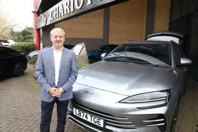 Franco Santoro will be selling Chinese-made BYD cars at his garage in Kettering/National World