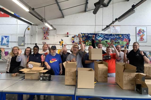 Service users at Teamwork Trust with Collingwood