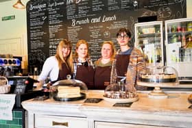The staff at Tanglewood Eatery say they want the cafe to be a real part of the Corby community. Pictured (from left) are staff member Kayleigh Foster, owner Stacey Sewell, her sister and chef Kimberley Martin and barista Annie Dunn-Birch. Image: National World