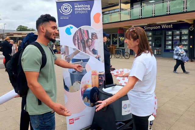 The Washing Machine Project is using the power of sustainable engineering to provide displaced and low-income communities with accessible and affordable off-grid washing machines