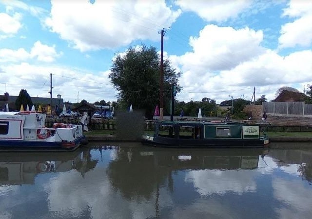 The Bugbrooke pub is another one overlooking water so customers can enjoy a drink while watching canal boats pass.