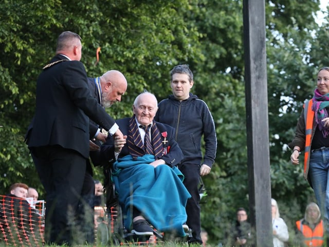 Thrapston D-Day beacon lighting:D-Day commemorations Thrapston