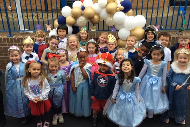 Pupils at Millbrook Infant School wore special royal outfits for their Jubilee party