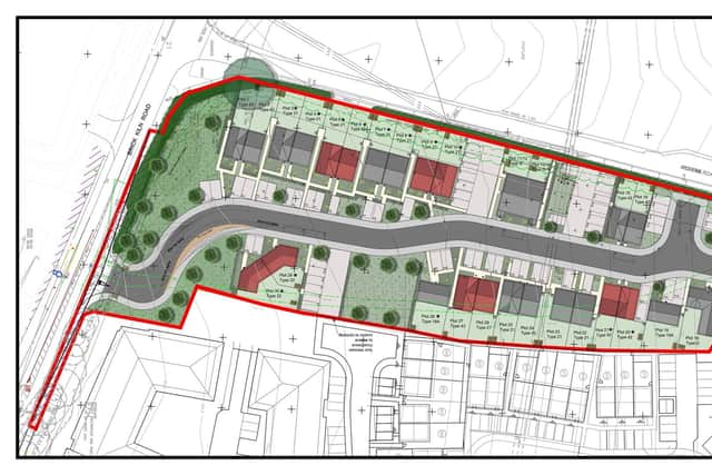 The plans by Grand Union for new houses in Raunds