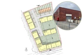 Plans for the Co-op site in Alexandra Road, Corby
