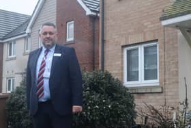 Cllr Jason Smithers in Hooke Close