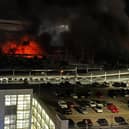 The fire at Luton Airport  Terminal Car Park 2