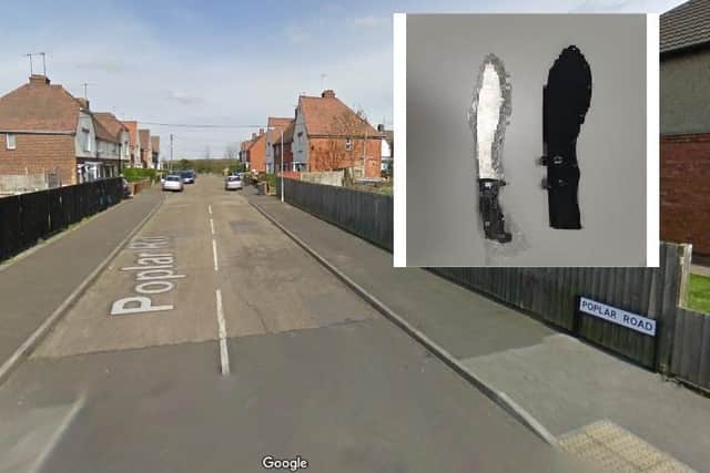 Olatide Nathan, of Heath Green Grove, Birmingham, was stopped in Poplar Road, and was found to have a knife in his possession