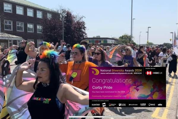 Corby Pride has been nominated for ‘Community Organisation for LGBT’