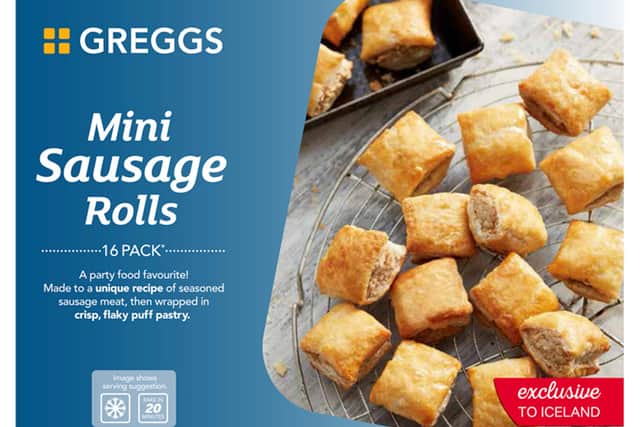 Greggs is recalling its frozen mini sausage rolls due to fears they contain plastic (Photo: Greggs)