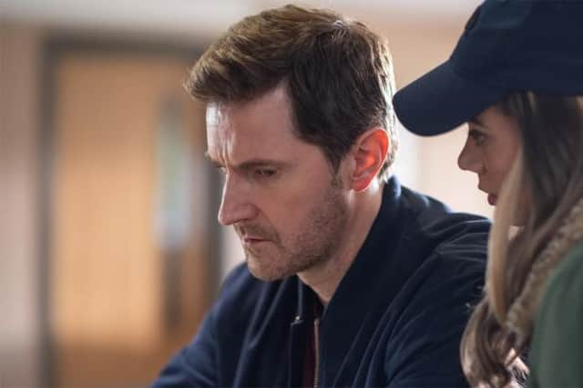 Richard Armitage and Hannah John Karem star in The Stranger (Netflix)