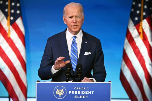 Joe Biden will be sworn in as the 46th President of the United States (Photo: JIM WATSON/AFP via Getty Images)