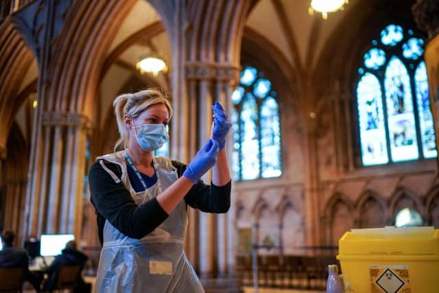 More than 18 million people have now been given a first dose in England (Photo: Getty Images)