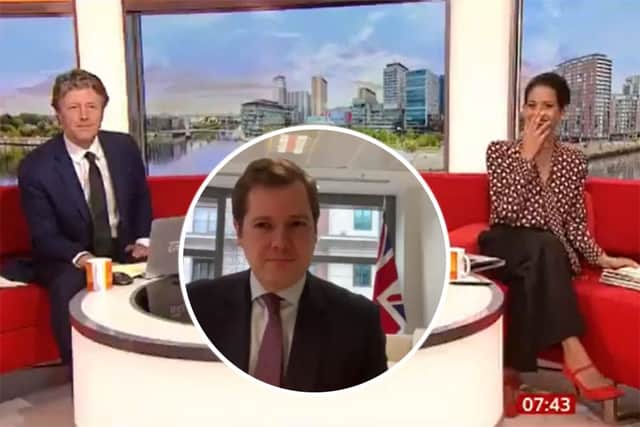 Robert Jenrick was appearing on BBC Breakfast (Photo: BBC)