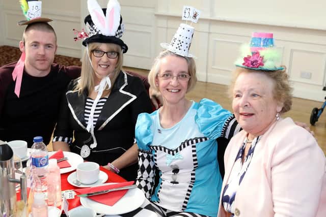 Crazy Hats held a Mad Hatter's Tea Party to celebrate raising 3m