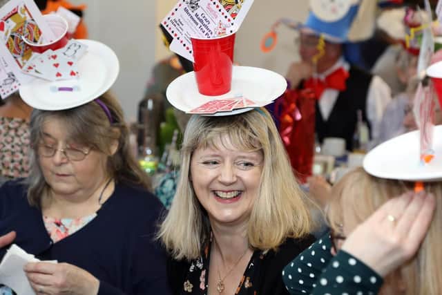 Crazy Hats held a Mad Hatter's Tea Party to celebrate raising 3m