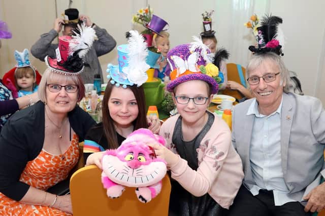 Crazy Hats held a Mad Hatter's Tea Party to celebrate raising 3m