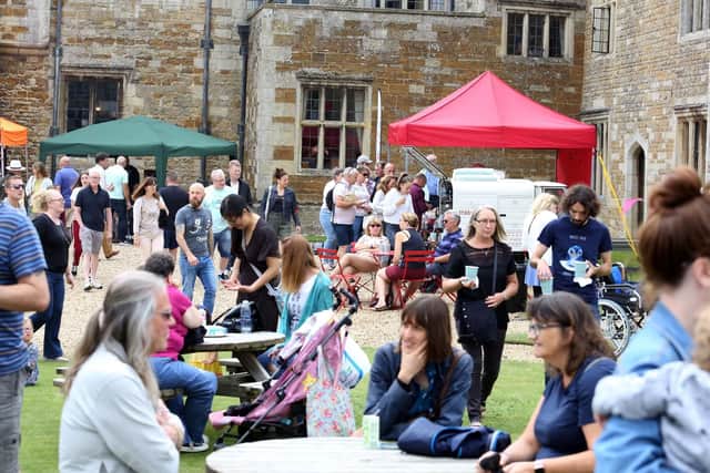 Thousands visited the food fair.