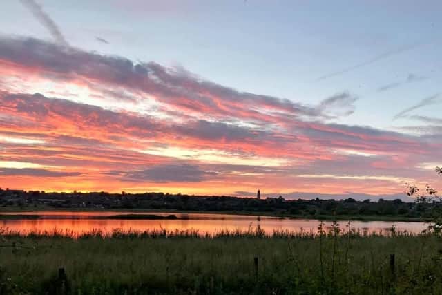 Irthlingborough as seen from Higham Ferrers