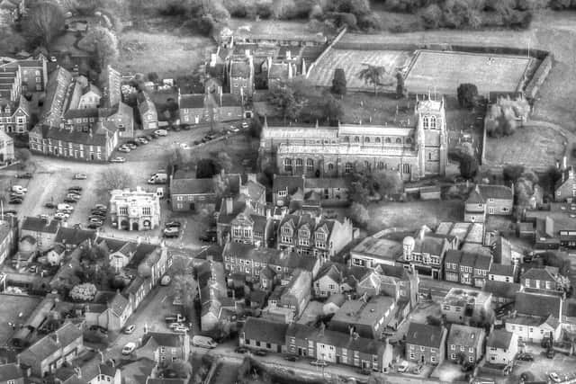 Rothwell from the air