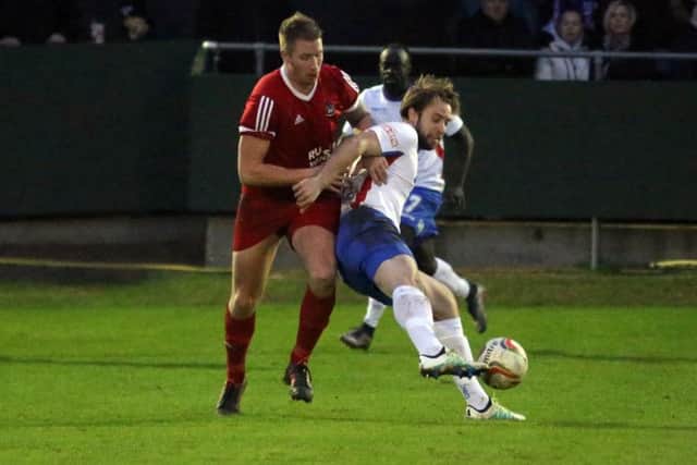 Tom Lorraine opened the scoring as AFC Rushden & Diamonds picked up a 2-0 win at Ashford Town (Middx)