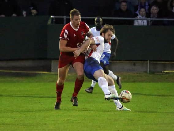 Tom Lorraine opened the scoring as AFC Rushden & Diamonds picked up a 2-0 win at Ashford Town (Middx)