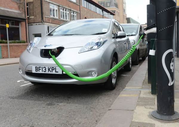 Electric car charging file pic