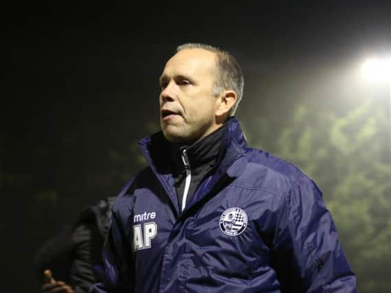 Andy Peaks was pleased with AFC Rushden & Diamonds' performance as they hit top spot in the Evo-Stik South League East after a 2-0 win over Cambridge City