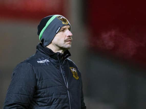 Jim Mallinder saw his side suffer a narrow defeat at Sale last Saturday (picture: Kirsty Edmonds)