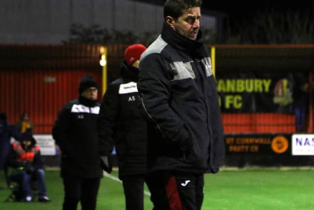 Kettering Town boss Marcus Law is looking for new faces to freshen up his squad. Picture by Peter Short