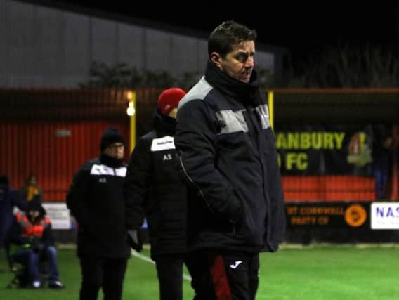 Kettering Town boss Marcus Law is looking for new faces to freshen up his squad. Picture by Peter Short