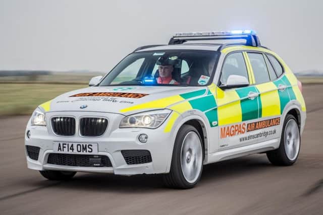 A crew from Magpas attended the incident