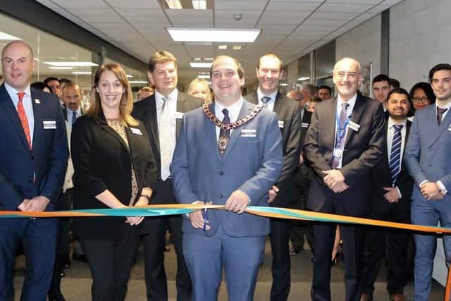 The official opening of the new extension