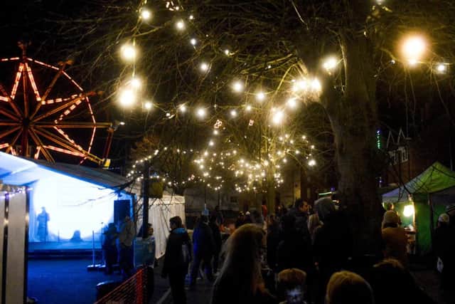 The Christmas lights switch-on in Raunds