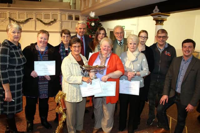 All the winners and nominees at the Sing for Serve concert in Rushden
