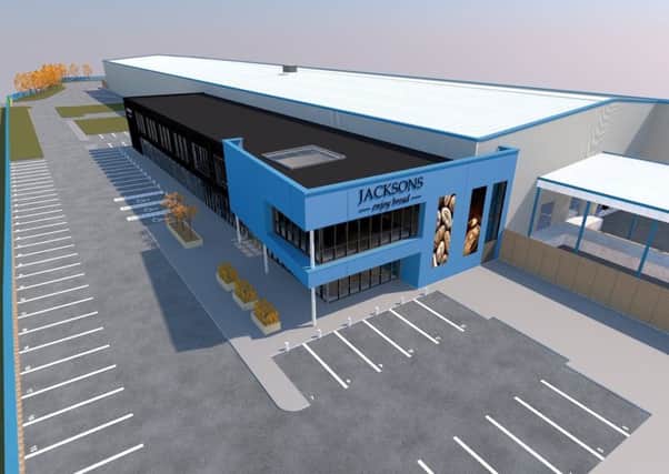 An artist's impression of the new Corby bakery. NNL-171212-165427005