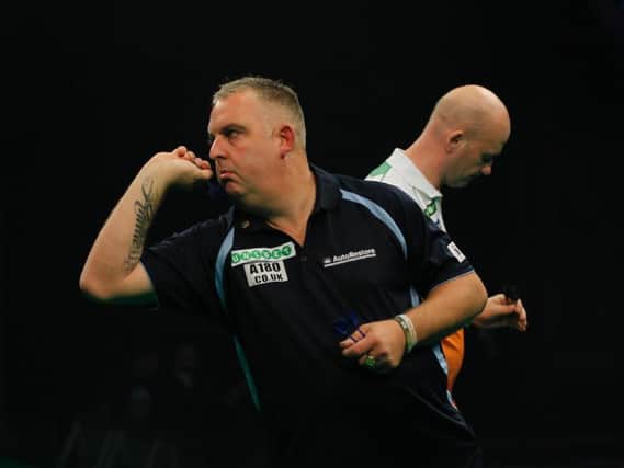 Rushden's James Richardson is looking forward to the World Darts Championship. Picture courtesy of Lawrence Lustig/PDC