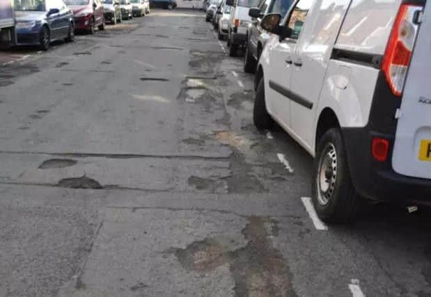 Residents of Austin Street, Northampton believe it is one of the worst roads in Northamptonshire.