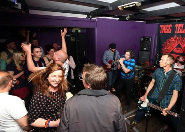 First Kettfest: Kettering: 1st Kettfest community arts festival 
Thee Telepaths perform at the Prince of Wales to a packed crowd
Saturday 7th June 2015 NNL-150616-174505009