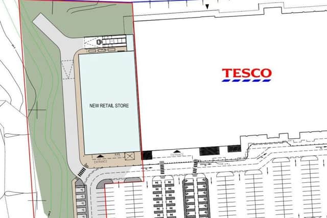 Where the new store will sit. NNL-171219-112356005
