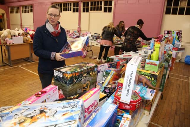 Hundreds of presents were donated by Northants Telegraph readers
