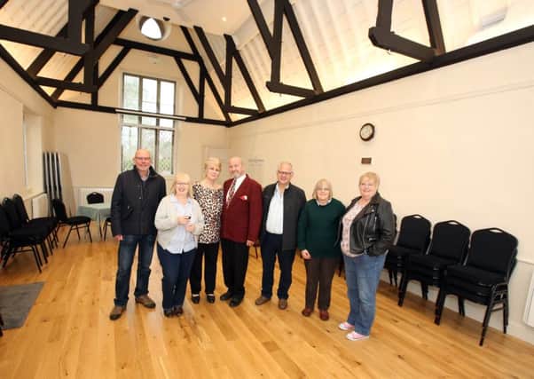 Inside Warkton village hall after its Â£300,000 renovation work