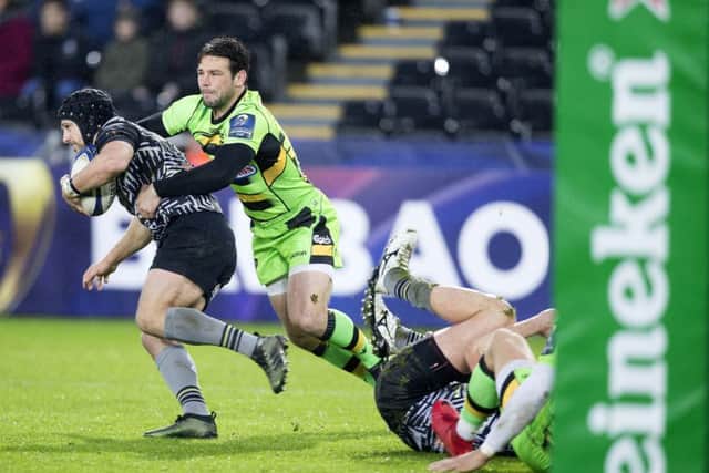 Saints were beaten by Ospreys at the Liberty Stadium last weekend (picture: Kirsty Edmonds)