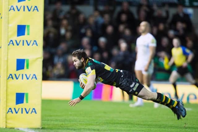 Cobus Reinach claimed a consolation try for Saints (pictures: Kirsty Edmonds)