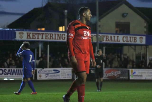 Rene Howe scored twice in Kettering Town's Boxing Day success at St Neots Town
