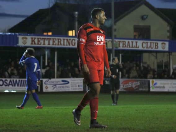 Rene Howe scored twice in Kettering Town's Boxing Day success at St Neots Town