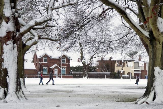 The snow in Kettering